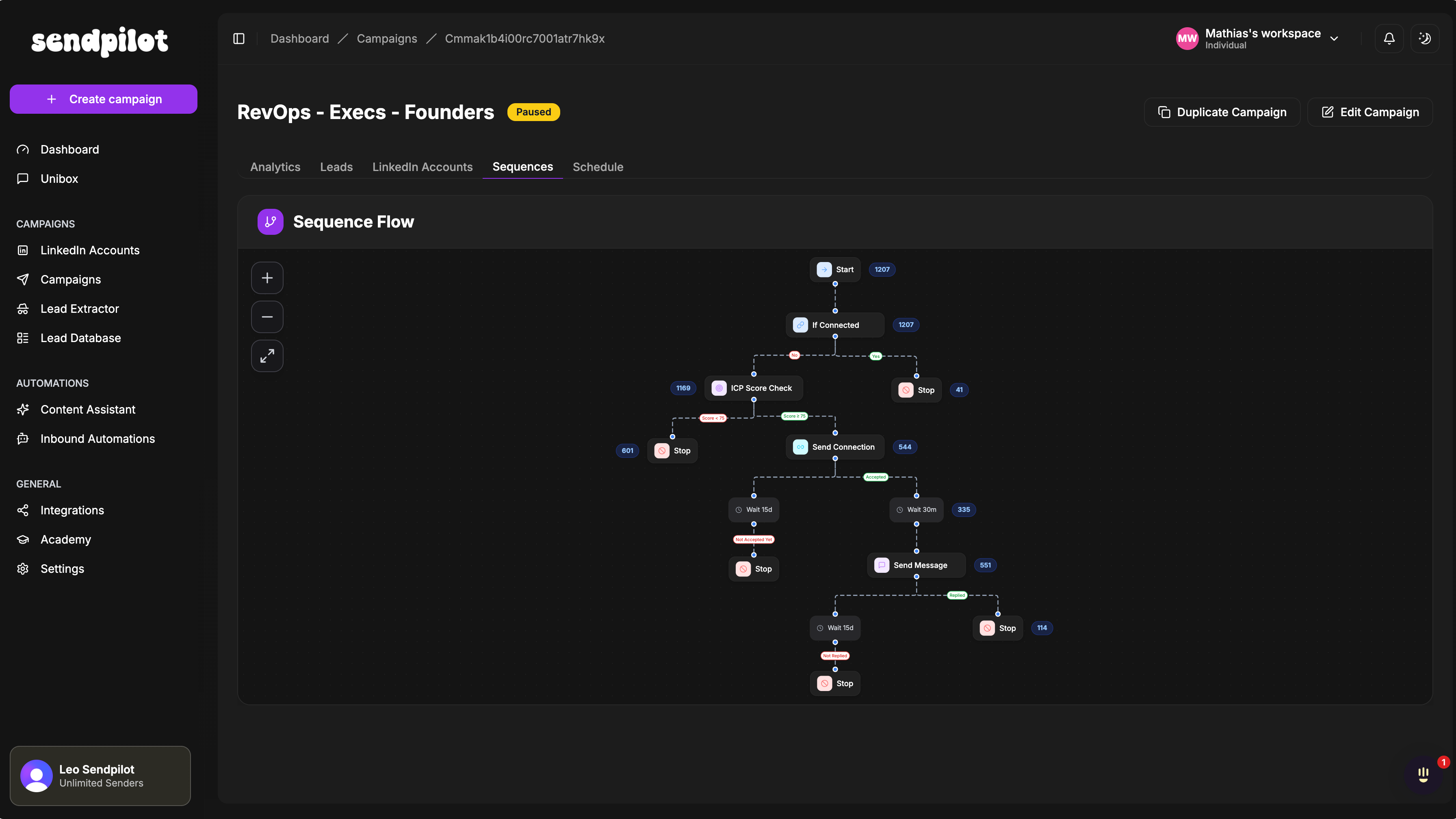 Sendpilot AI - Campaign Sequence Builder